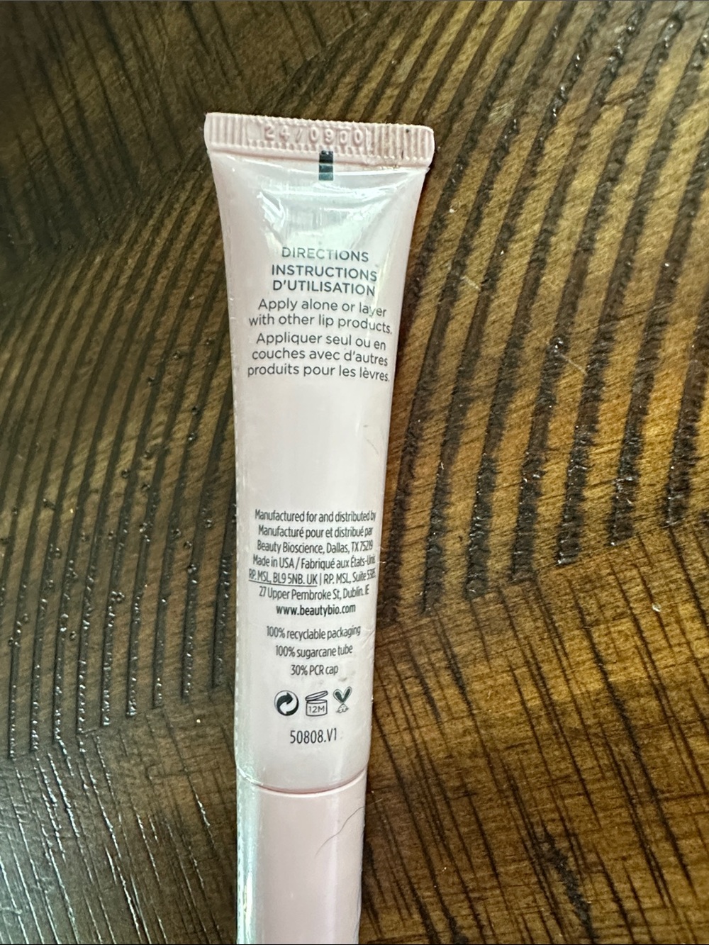 Beauty Bio The Pout Volumizing Lip Serum - Sparkling Rose - Picture 2 of 2